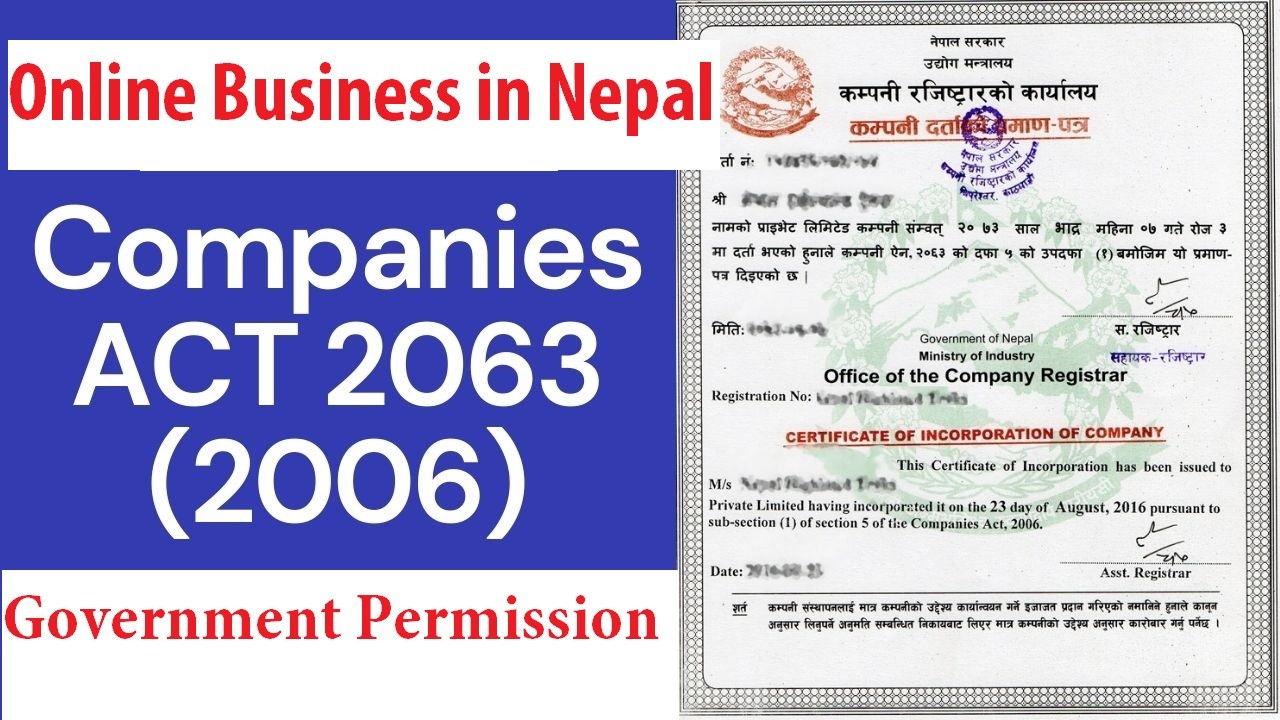Now Government permission to start Online Business in Nepal